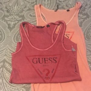 Guess Tank Tops Medium